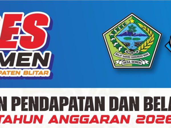 Anggaran APBDes Desa Semen Tahun 2026